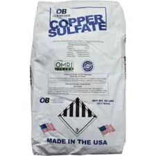 Copper Sulfate Crystals [Small Grade] - 50 Lbs. [EPA Labeled] [OMRI Listed]