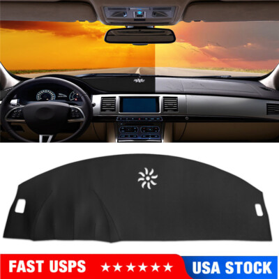 Leather Dashboard Cover Pad Dashmat Non-Slip Dash Mat For Jaguar XF 2008-2015 A