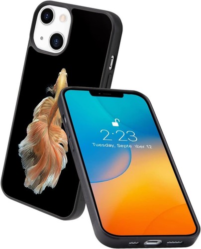 vintage design fighting fish Universal Case For iPhone SE XS XR Max 5 6 7 8 Plus - Picture 8 of 25