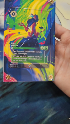 Disney Lorcana Shimmering Skies Scar Vengeful Lion 212/204