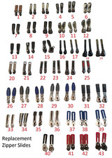 Delsey Luggage Replacement Zipper Slides Pull Tab Parts Repair