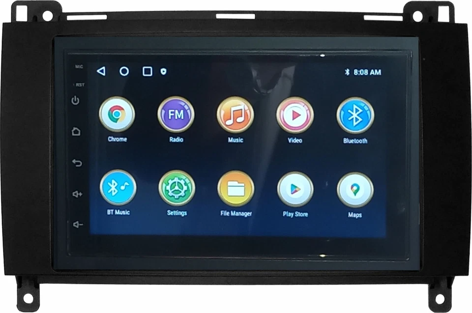 AUTORADIO ANDROID MERCEDES VIANO DAL 2009 AL 2014 KIT 4 + 64GB BT, USB - Immagine 2 di 4