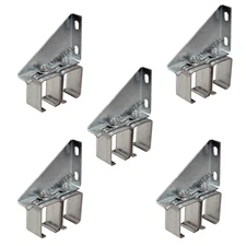 5 Sliding Barn Door Track Hardware Double Wall Rail Bracket Overhead Galvanized