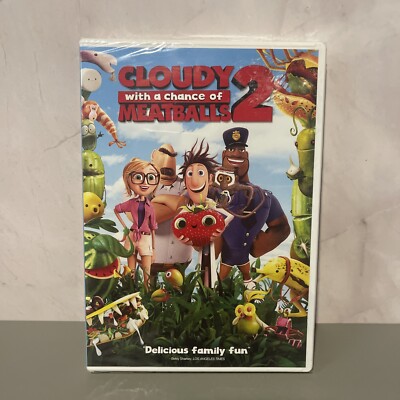 CLOUDY WITH A CHANCE OF MEATBALLS 2 II - Animated Movie DVD NEW/SEALED