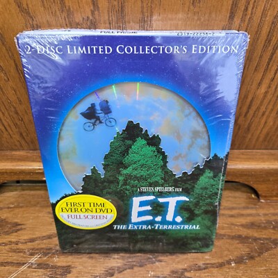 ET The Extra-Terrestrial DVD 2002 2-Disc Limited Collector's Edition NEW SEALED!