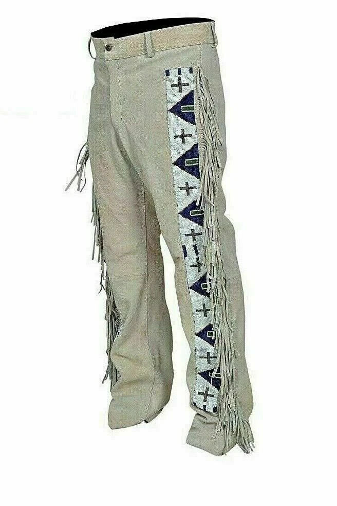 Cowboy leather trousers shop