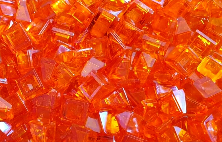 20x NEU LEGO® 54200 Schrägstein Dachstein Slope, Keil 1x1x2/3, Trans Orange #33