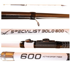 Canna Specialist 5Mt da Pesca Bolognese in Carbonio Mare Lago Fiume Scogliera TP