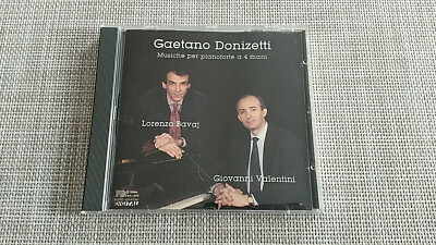 Donizetti Musiche per Pianoforte a 4 mani 1CD Bavaj/Valentini 4022