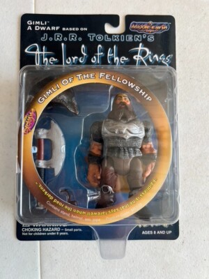 Gimli of the Fellowship 1999 Lord of the Rings Middle Earth Toys ME028