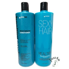 Sexy Hair Healthy Moisturizing Shampoo & Conditioner, 33.8oz/1000mL (DUO)