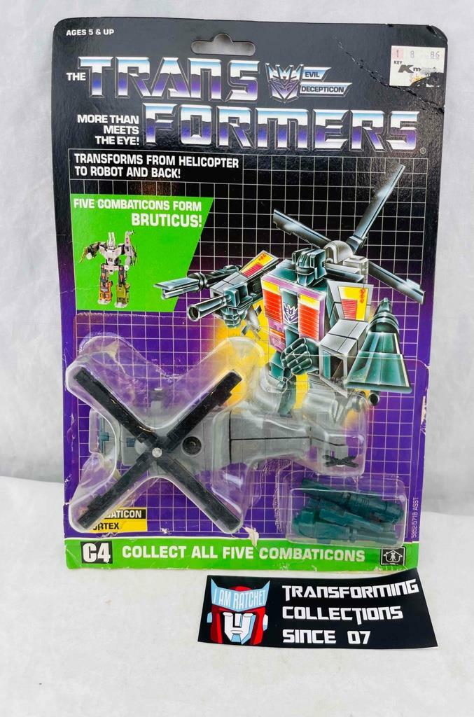 Transformers Original G1 1986 Combaticon Vortex Metal Complete w