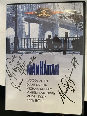 Manhattan (DVD, 1979) Woody Allen, Mariel Hemingway Autograph