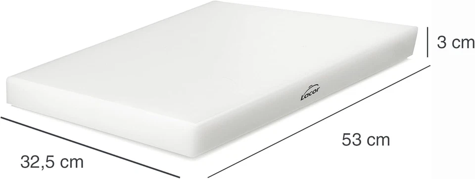 Tagliere in Polietilene, Acciaio Inossidabile, Bianco, 32.5L X 3W Cm - Immagine 2 di 4