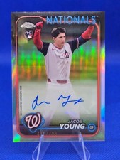 2024 Topps Chrome Update Jacob Young RC Refractor Auto 448/499 #AC-JY