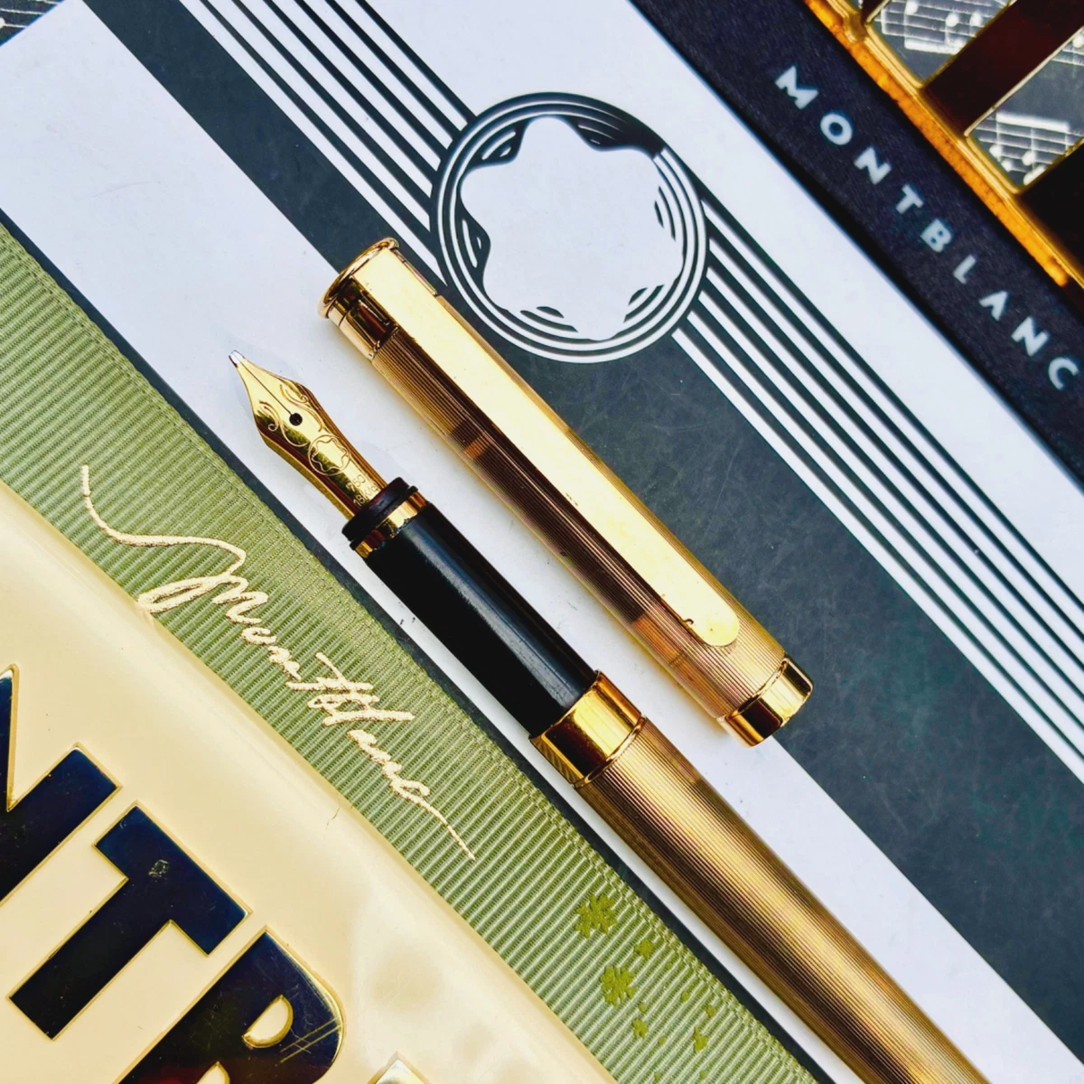 Montblanc Gold Gold, 18K Nib Collectible Fountain Pens for sale | eBay