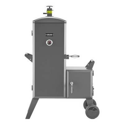 VEVOR Charcoal Offset Smoker Heavy-Duty BBQ Smoker with Side Firebox & 6 Grates