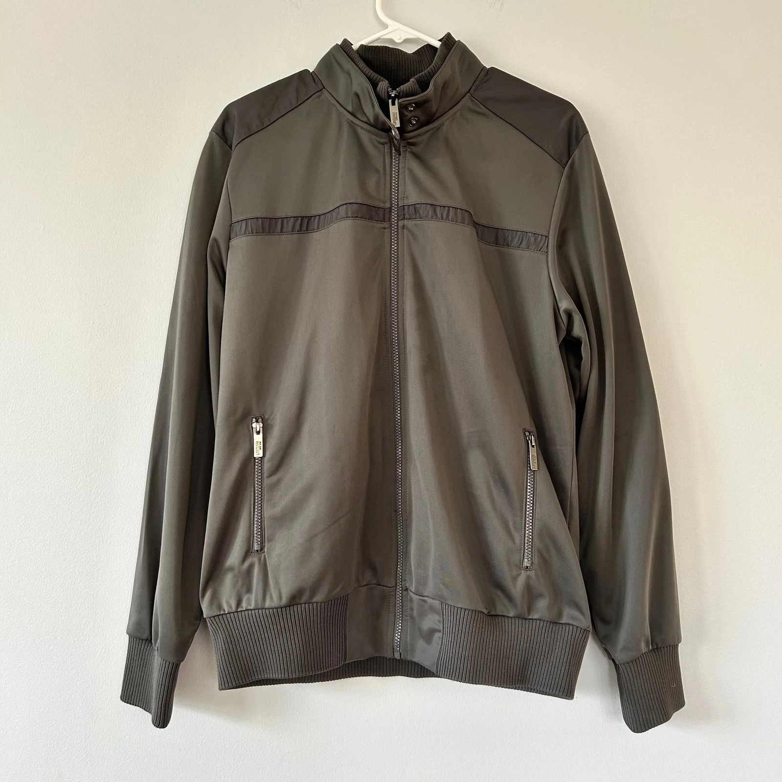 Urban Heritage Men’s Jacket Size L Soft Shell Full Zip Lined Casual Coat W20
