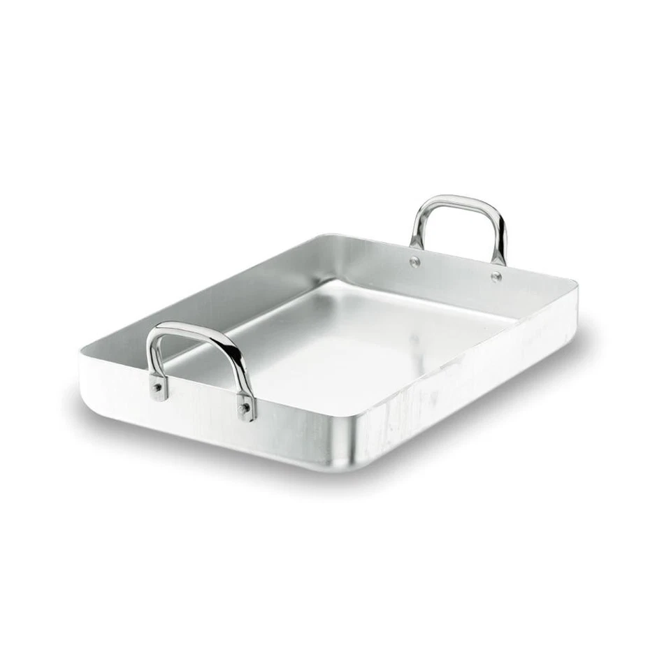 [20570F] Lacor Plat Rôtissoire avec poignée fixe Chef-Aluminium 70x45x9cm - Photo 1/1