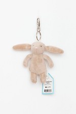 Jellycat Beige Bashful Bunny Bag Charm (tagged)