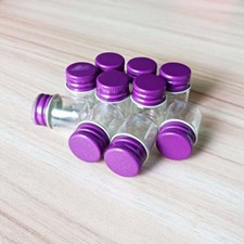 Glass bottles 5ml perfume 10-200pcs Crafts Jars Aluminum cap Beauty Aromatherapy