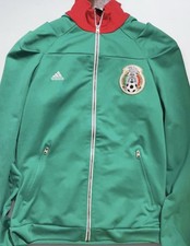adidas Mexico National Team Soccer Jacket Green Red Men's Medium Size M