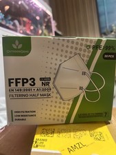OutdoorGems FFP3 NR Flat-Fold Filtering Half Mask Respirators Universal 30 Pack