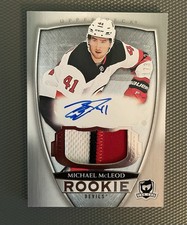 2018-19 Upper Deck The Cup MICHAEL MCLEOD Rookie Patch Auto RC Card#144 /249