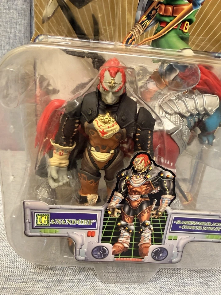 Figura Zelda Ocarina of Time Ganondorf & Demonic Horse 1999 - Sellada, desgaste en caja Foto 2 de 4