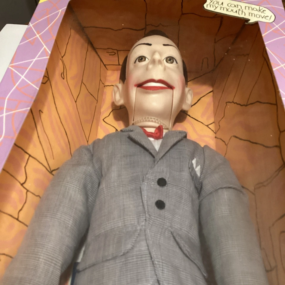 PEE WEE HERMAN Ventriloquist Puppet Doll 25” 1989 Matchbox Large  Vintage NIB - Image 3 of 4