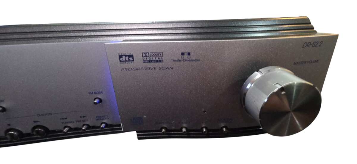 ONKYO DR-S2.2 5.1ch DVD CD Home Theater Receiver Tested No Remote