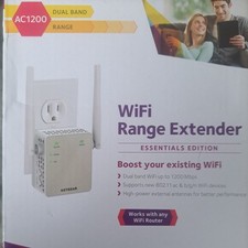 NETGEAR EX6120100NAS Wi-Fi Range Extender NEW IN BOX