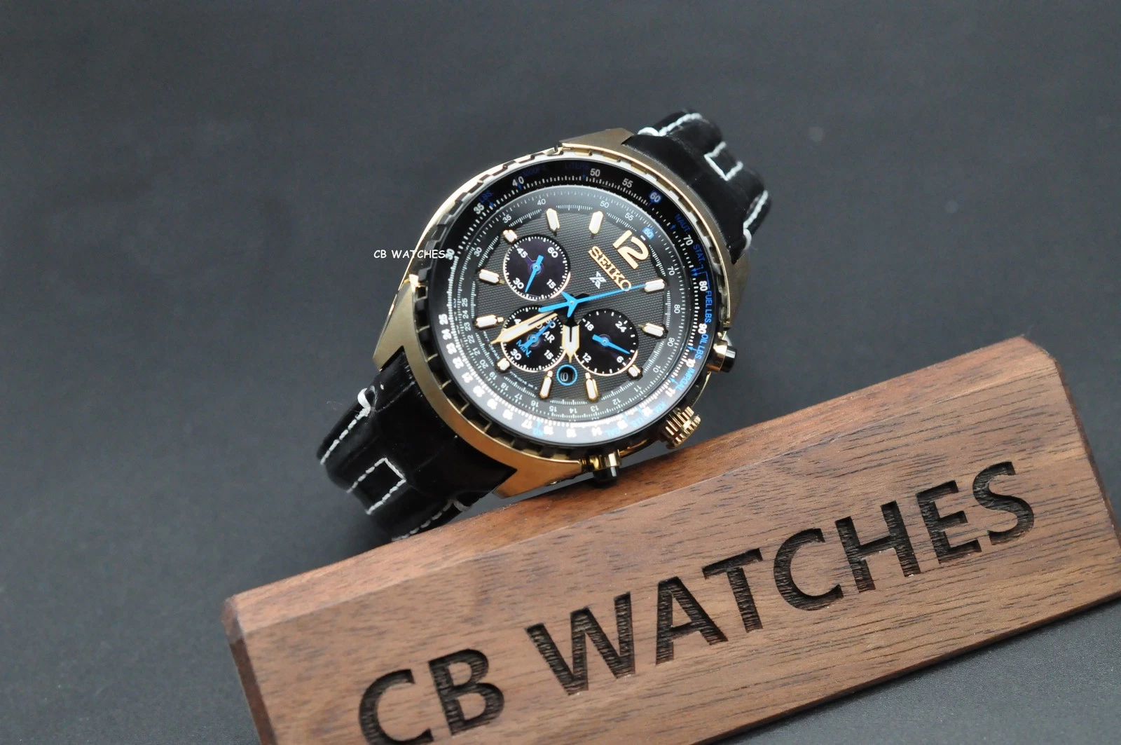Seiko Prospex SSC264P1 Aviation Solar Sapphire Pilots Solar