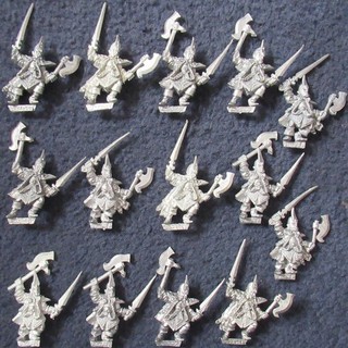 G 1995 Dark Elf Corsairs x 14 Citadel Marauder Elven Army Drow Warrior Warhammer