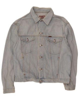 RIFLE Herren Jeansjacke UK 40 Large Blau DO18