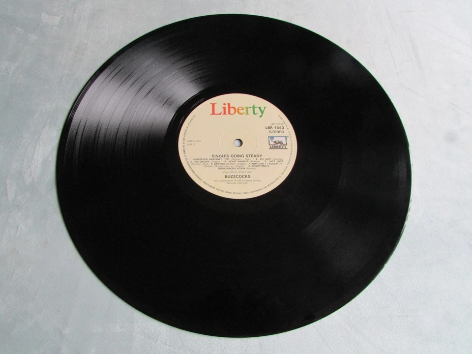 Buzzcocks ' Singles  Going Steady '  Vinyl Album Liberty Records. - Image 4 of 4