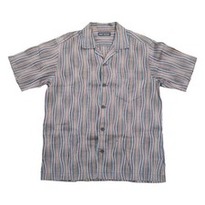 USED ISSEY MIYAKE LINEN SHORT SLEEVE SHIRT GOOD