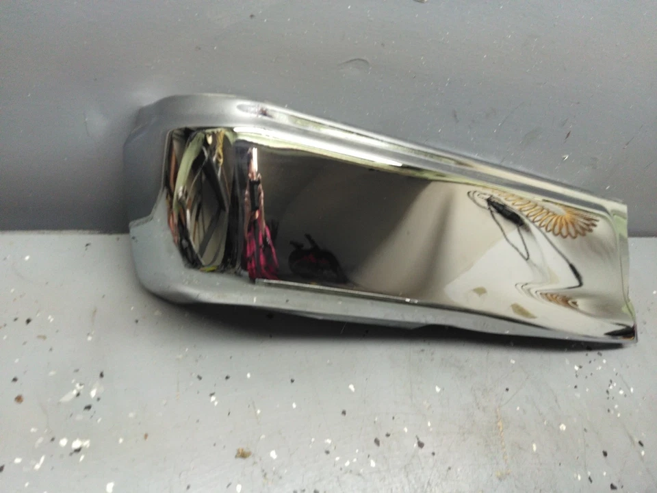 Juego de extremos de parachoques trasero cromados sin agujeros para Ford F150 15-20 izquierda y derecha Foto 4 de 4