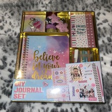 DIY Journal Kit "Believe in Your Dreams" New Sealed with Stickers Pencils