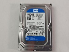 Lot of 2 Western Digital WD Blue WD5000AAKX 500 GB SATA III 3.5 in Hard Drive