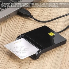USB 2.0 Smart Card Reader DOD Military CAC Common Access-Bank card-ID for Mac OS