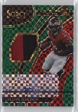 2021 Select Rookie Signature Memorabilia Green Prizm 2/5 Jaelon Darden Auto 1i77