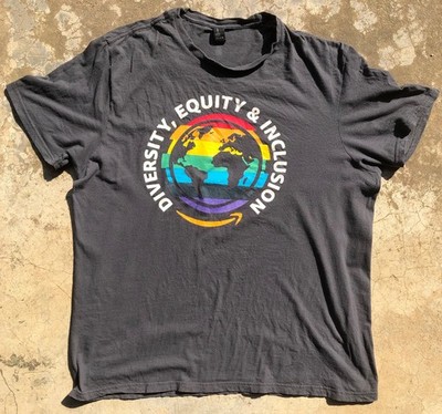 Vintage D.E.I. Diversity, Equity & Inclusion T-shirt XL VG+