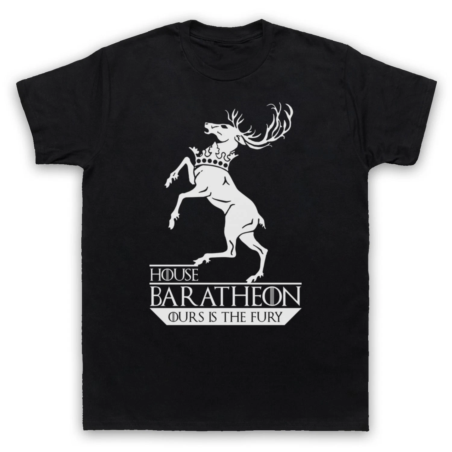 GAME OF THRONES HOUSE BARATHEON UNOFFICIAL OURS FURY MENS & WOMENS T-SHIRT