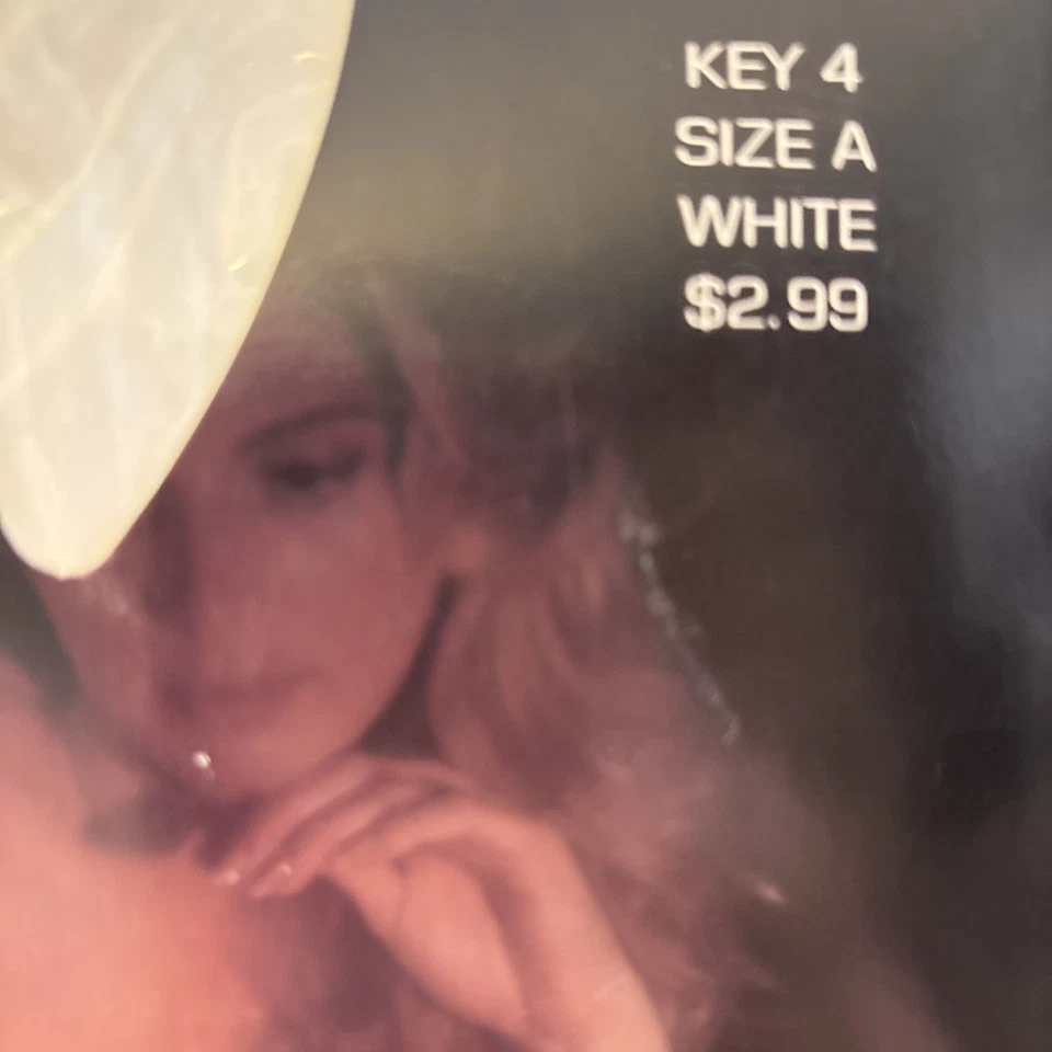 Vtg Sheer Intrigue Key Size A White Thigh High Lace Top Stockings Made For KMart - Image 3 of 4