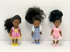 Lot Of 3 VTG Lil Friends of Kelly Baby Sister of Barbie Doll Mattel 1995