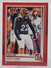 2025 DONRUSS GENO STONE RED PRESS PROOF FOOTBALL CARD BENGALS NFL 67 panini 