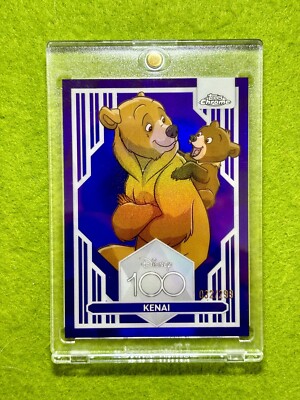 KENAI Disney 100 PURPLE REFRACTOR # /299 SP Card 2023 Topps Chrome