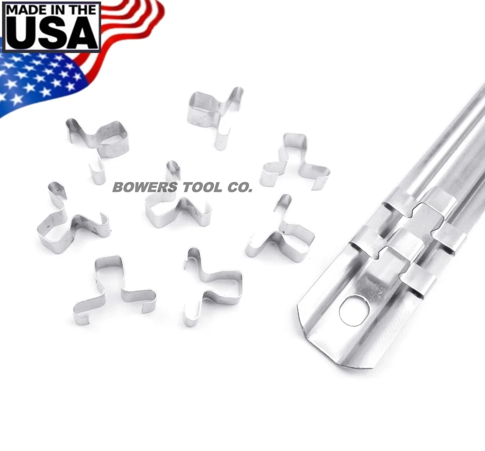 1/4" Replacement Steel Socket Rail Clips Pegs Ullman Devices 10pc 1/4 Drive USA