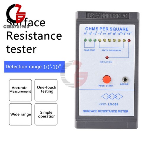 Surface Resistance Resistivity Meter Anti-static Electricity Resistance Tester - Picture 1 of 1